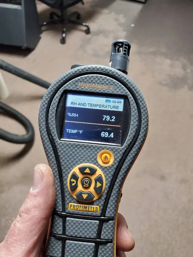 Moisture meter humidity assessment for Mold Remediation & Removal in St. Simons